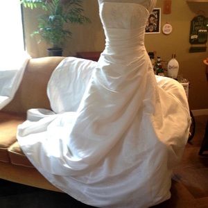 David’s Bridal wedding dress